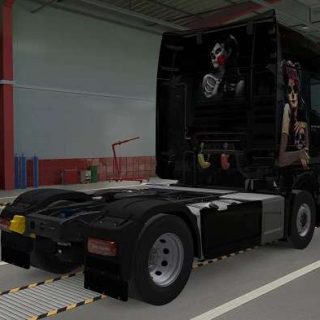 MAN TG3 TGX Totenkopfmädchen Skin v1 0 0 0 Mod Landwirtschafts