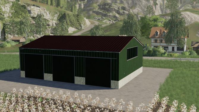 Grün 3 Tor Fahrzeug Halle V10 Fs19 Landwirtschafts Simulator 19 Mods Ls19 Mods 4038