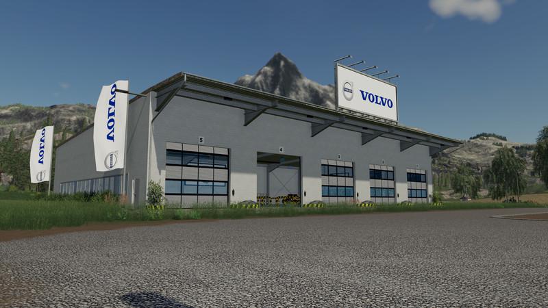 Platzierbare Volvo Halle V1000 Fs19 Landwirtschafts Simulator 19