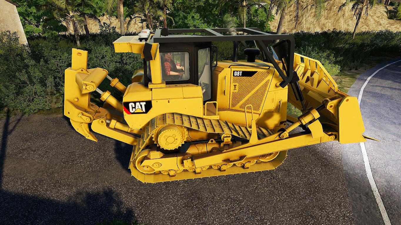 Bulldozer Caterpillar D8t Sdm V10 Fs19 Landwirtschafts Simulator 19