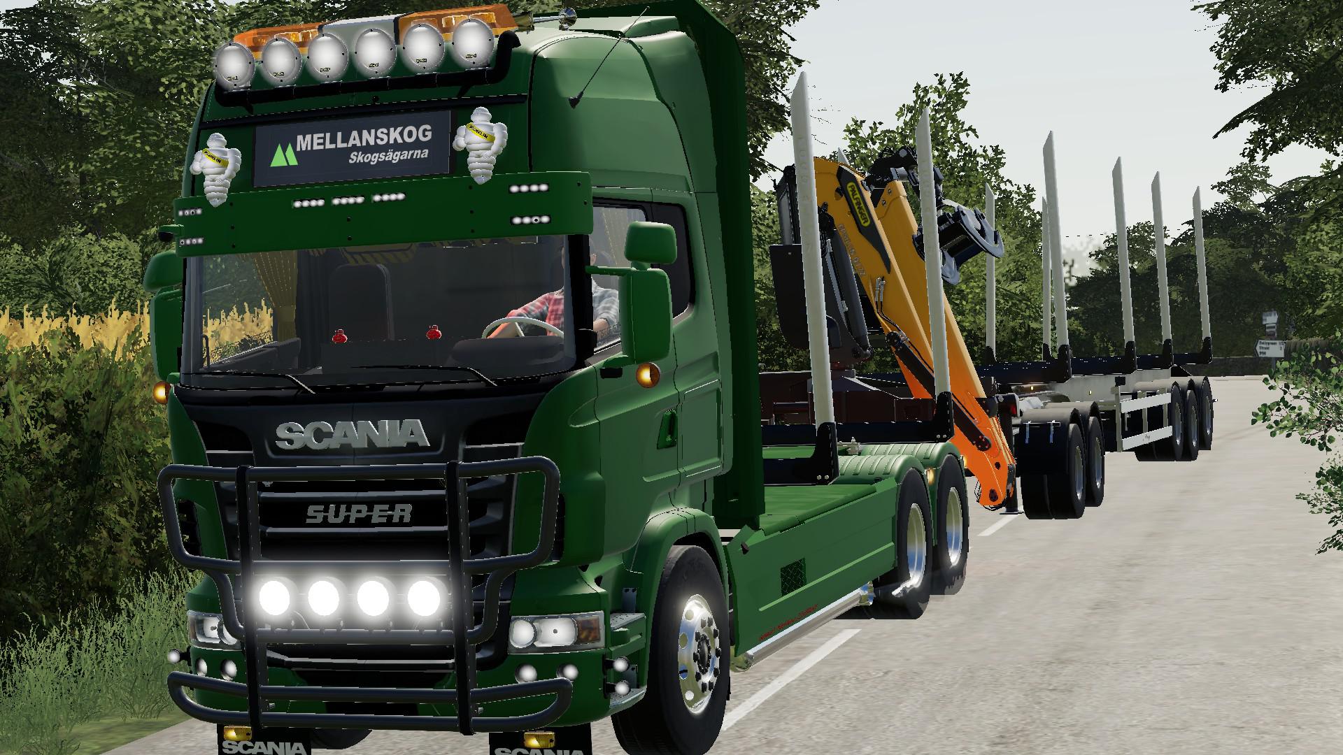 Scania R730 Log Truck V10 Fs19 Landwirtschafts Simulator 19 Mods 5127