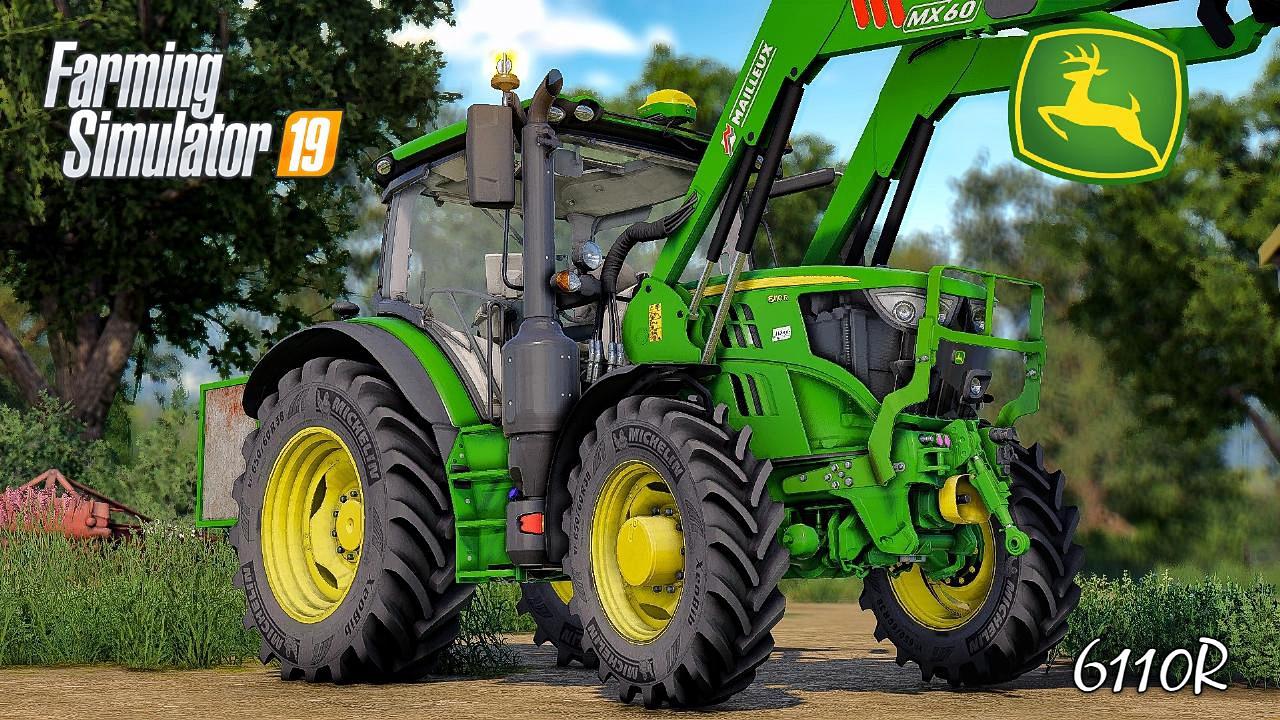 John Deere 6r 6105 6130 Serie V10 Fs19 Landwirtschafts Simulator 19 Mods Ls19 Mods 3726