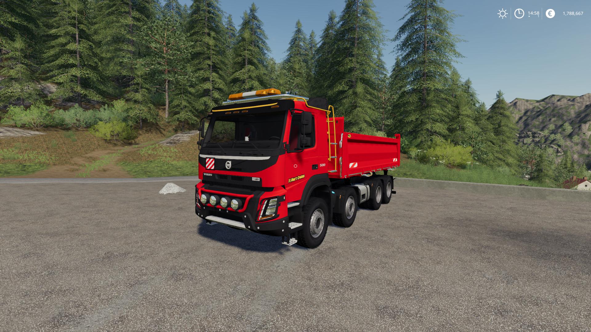 Volvo Fmx 8x4 Meiller Tandemkipper V10 Fs19 Landwirtschafts Simulator 19 Mods Ls19 Mods 8283