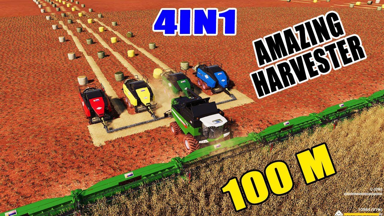 Agco Crazy Harvester V10 Fs19 Landwirtschafts Simulator 19 Mods