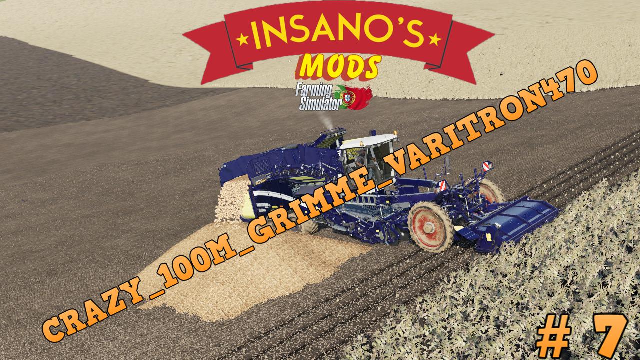 Verrückte 100m Grimme Varitron470 Potato Harvester V10 Fs19 Landwirtschafts Simulator 19 Mods 9497