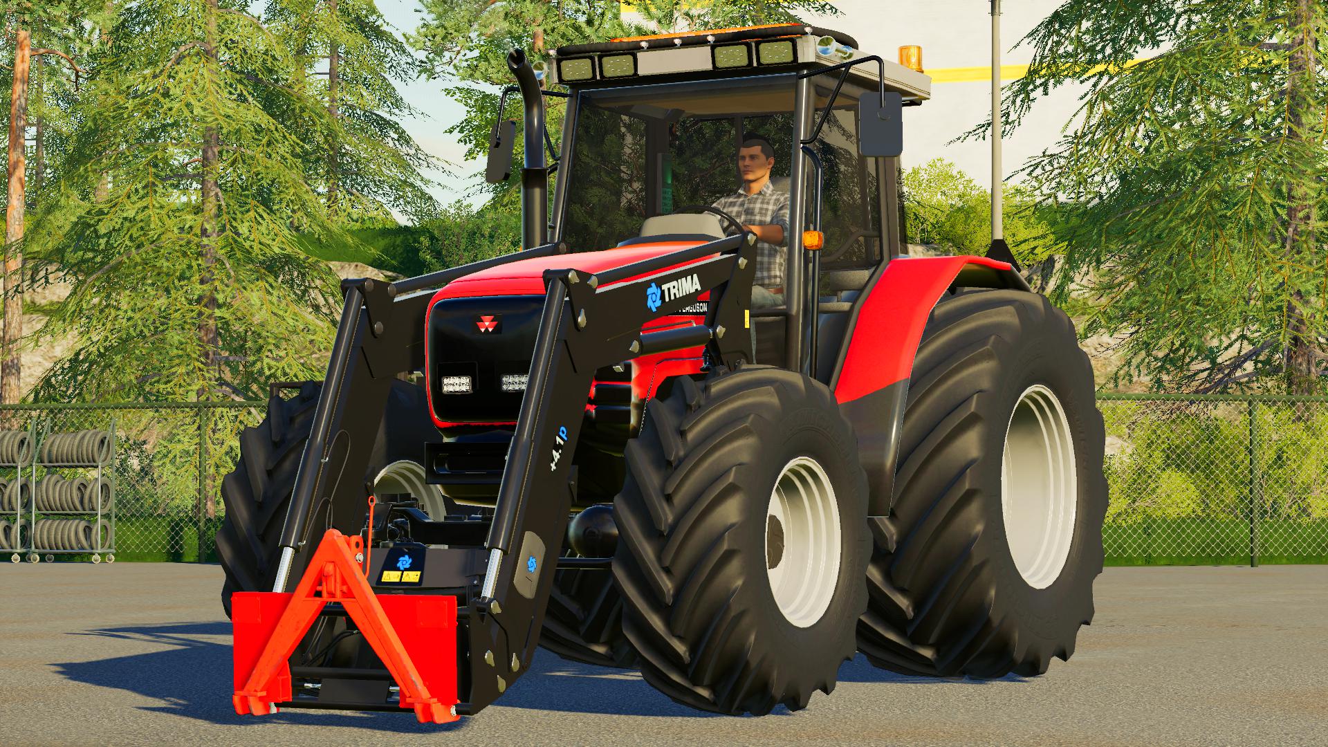 farming simulator 19 flipped tractor