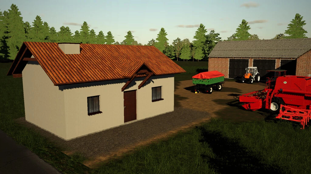 Modernes Weißes Haus V10 Fs19 Landwirtschafts Simulator 19 Mods