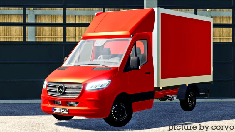 Mercedes Benz Sprinter Mk3 Box V05 Fs19 Landwirtschafts Simulator 19 9568