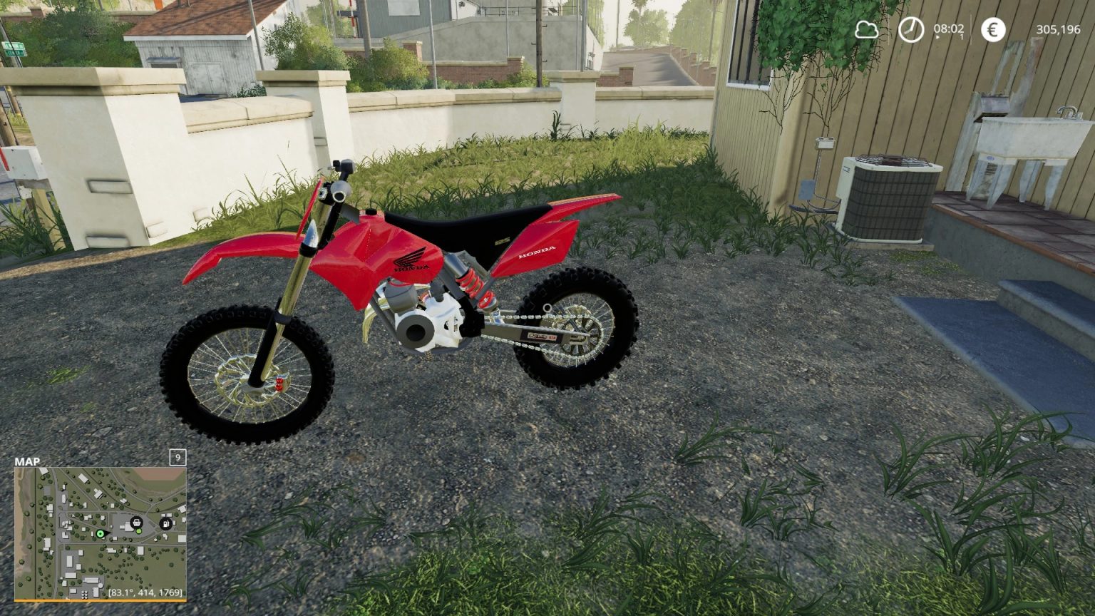Honda Dirtbike v1.0 FS19 Landwirtschafts Simulator 19 Mods LS19 Mods
