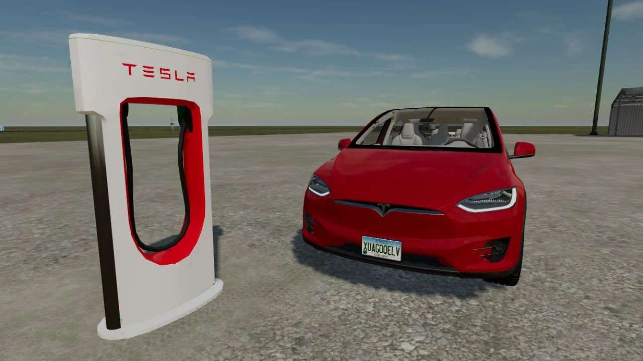Tesla Ladestation v1.0.0.0 Mod  Landwirtschafts Simulator 19 Mods