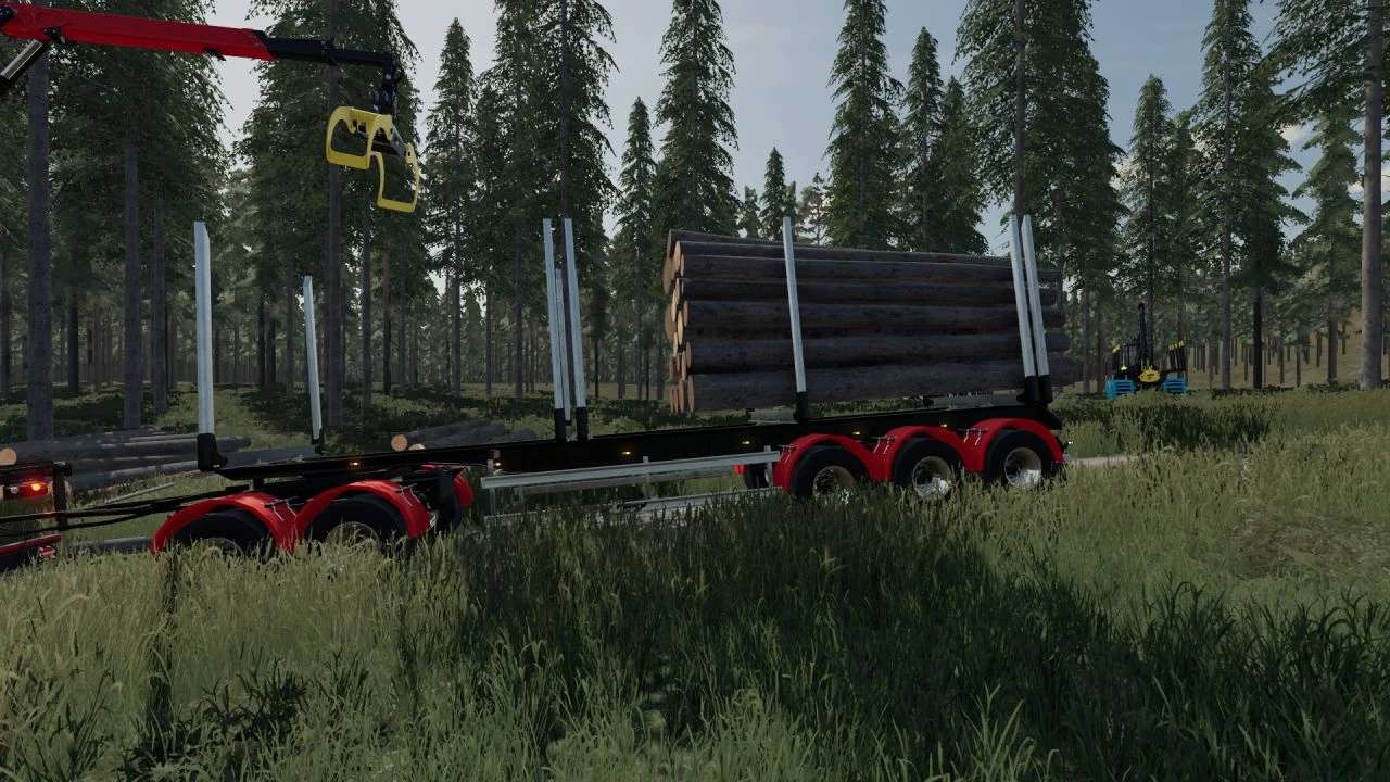 Fliegl Log Trailer V1000 Mod Landwirtschafts Simulator 19 Mods Ls19 Mods 0245