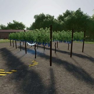 Rustic Mod Grape Red and White Grapes Orchards v1.0.0.0 Mod | Landwirtschafts Simulator ...