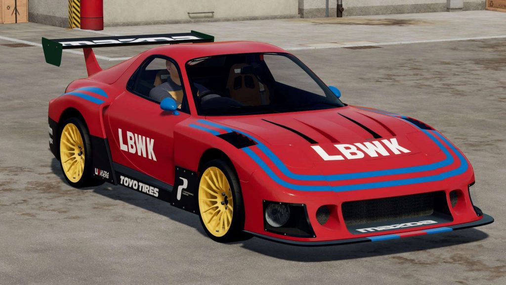 1997 Mazda RX7 v1.0.0.0 Mod | Landwirtschafts Simulator 19 Mods | LS19 Mods