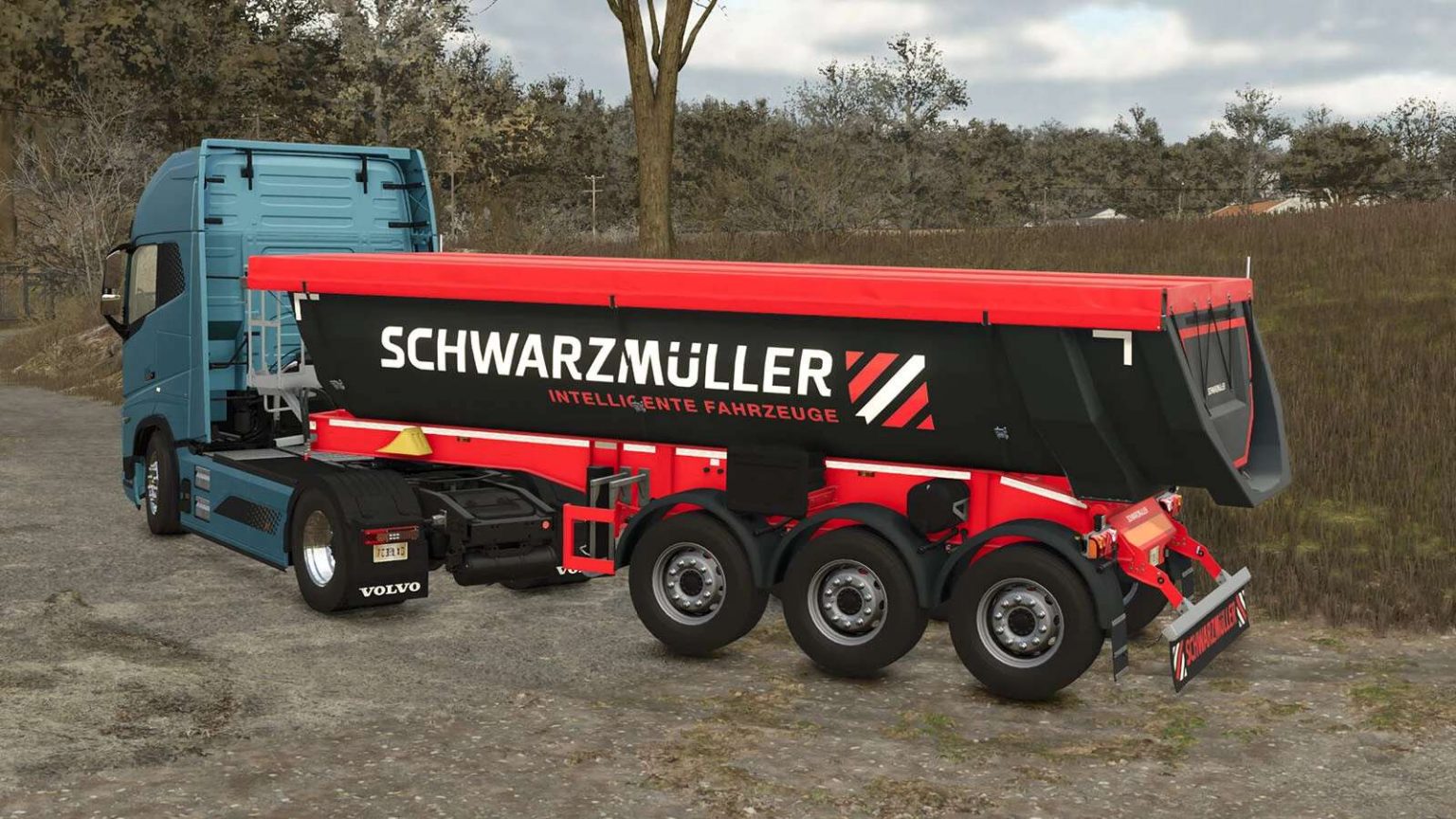 Schwarzmüller Dumper v1.0.0.0 Mod | Landwirtschafts Simulator 25 Mods ...
