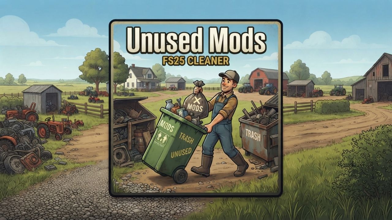 Unused Mods V1.0.0.1 Mod | Landwirtschafts Simulator 25 Mods / LS25 Mods